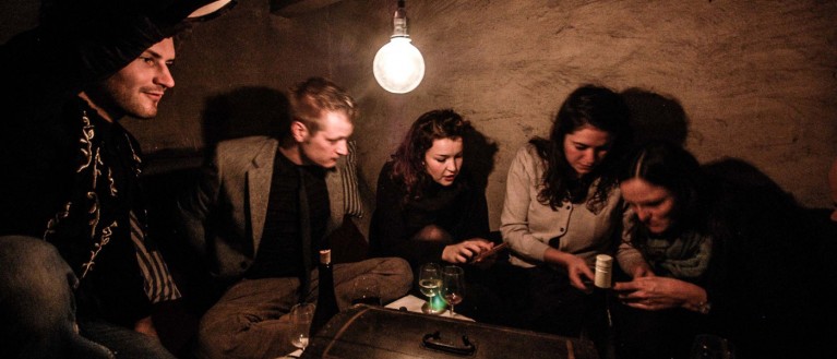 People playing Escape Room event